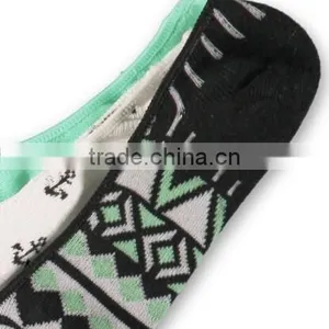 Wholesale Cheap Custom Girls No Heel Socks thumbnail-6