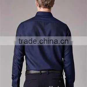 New Design Small Checked Blends Cotton Men Shirt BSL0068 thumbnail-2