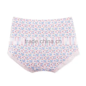 Printing Best Quality 95% Cotton 5% Spandex With Lace Custom Sexy Fancy Woman Underwear thumbnail-2