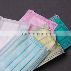 Face Mask Ear Loop Elastic Band/Surgical Facemask (Earloop)/non-woven Face Mask/blue,yellow,white,red thumbnail-1
