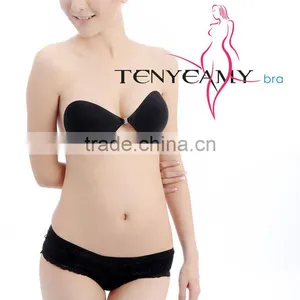 Big Women Sexy Bra Nude Under Cup Strapless Bra thumbnail-1