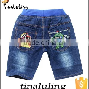 Wholesale Robin Jeans for Kids Boys Robot Denim Short Pants thumbnail-3