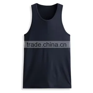 Wholesale Manufacturer Custom Bodybuilding Ribbed Mens Gym Tank Top thumbnail-5