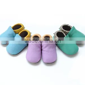 2016 New Baby Shoes Cow Leather Baby Moccasin Shoes Kids Shoes Colorful Shoes thumbnail-3