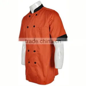 On-Time Shipment Red Color Chef Kitchen Uniform thumbnail-2