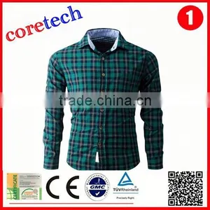 Brushed Breathable Plaid Flannel Shirt Factory thumbnail-1