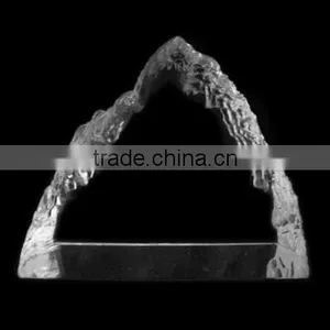 Optic Crystal Glass Fan Shaped Iceberg , Sector Iceberg For Souvenirs Office Decoration JKC-0075 thumbnail-5
