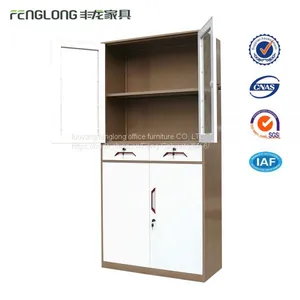 4 Glass Filing Cabinet With 2 Middle Filing Cabinet Made in China/high Quality Hot Sale Filing Cabinet thumbnail-4