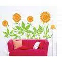 PVC Sunflower Wall Flower Stickers C061 Home Decoration thumbnail-1