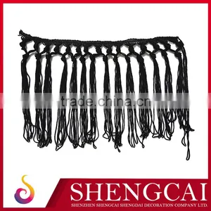 Tassel Fringe, Handmade Braid Tassel Fringe Trim thumbnail-1