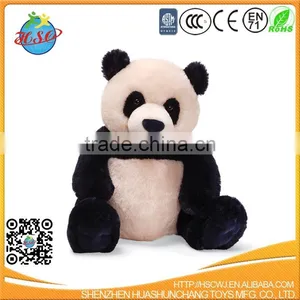 8" Medium Cartoon Cuddle Softer Stuffed Plush Bamboo Panda Bear Animal Toy for Kids thumbnail-4