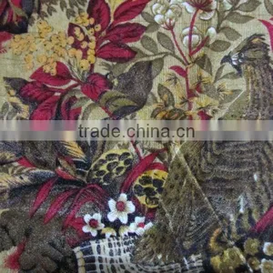 Two Way Stretch Printed Velvet--For Garment, Furnishing thumbnail-1