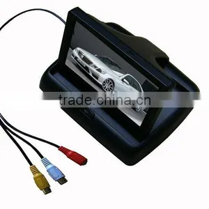 NEW! 4.3 Inch Car Digital Rearview Mirror Car Alarm System For Parking RD-1143S thumbnail-2