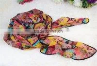 PRINTED POLYESTER SCARF thumbnail-1