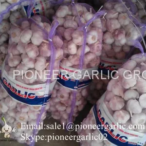 New Crop Fresh Jinxiang Normal White Garlic 5cm And Up In Mesh Bag Packing thumbnail-1