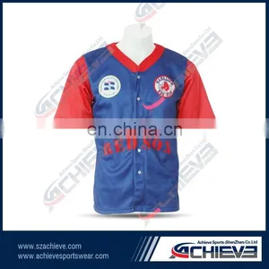 2017 OEM Cheap Custom Baseball Jerseys ,Professional Team Training Baseball Jeraeys Shirts thumbnail-4