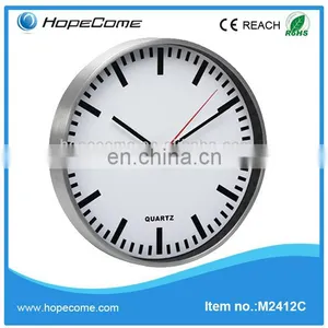 Modern Sculpture Home Decor Round Metal Wall Clock thumbnail-1