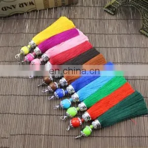 Sexy Sparkles Key Chains Key Rings Lobster Clasp With Tassel For Jewelry Garment Curtain Diy Craft thumbnail-1