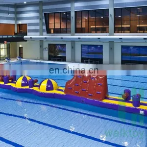 HI Crazy Pool Games Giant Inflatable Water Park Slides for Sale thumbnail-2
