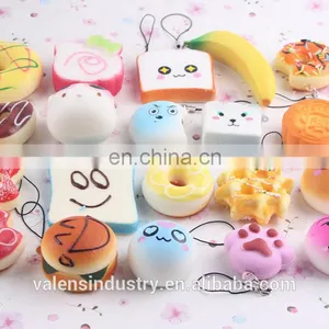 Wholesale Custom Anti Stress Soft PU Squishy Kawaii Slow Rising Cute Buns Toys Factory thumbnail-5