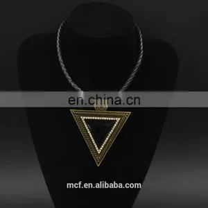 Wholesale Crystal Diamond Rhinestone Fashion Pendant Necklace MCB-0031 thumbnail-1