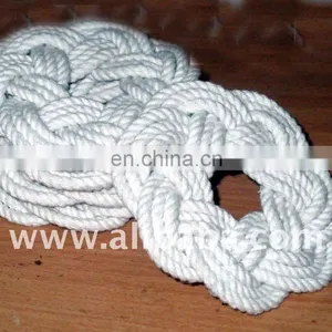 Handmade Cotton Rope Coaster Nautical Rope Coaster thumbnail-1