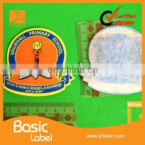 Handmade Embroidery Logo Woven Badge,Customized Fabric Woven Badge thumbnail-6