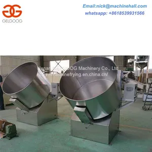 Commercial Nuts Coating Machine|Peanut Flavoring Equipment Price|Factory Green Beans Coating Machine Price thumbnail-3