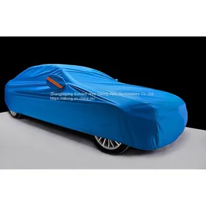 Navy Blue 190T Polyester Car Covers thumbnail-2