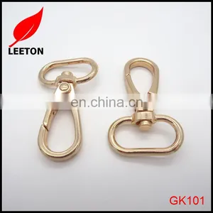 20mm Light Gold Swivel Snap Hook for Lanyards thumbnail-3