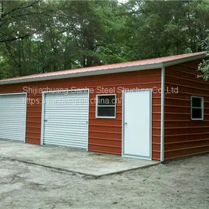 6' 7' 8' 9' 10' 11' 12' 13' 14' Height Mobile Steel Structure Car Garage Design thumbnail-2