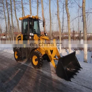 Chinese Construction 1 Ton 2ton ZL10 Wheel Loader Machine Backhoe Loader for Sale thumbnail-5
