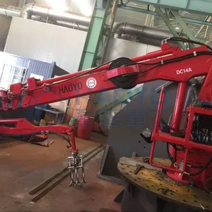 HAOYO Marine Crane Chinese 20 Ton High Efficiency Hydraulic Different Types of Ship Cranes thumbnail-4