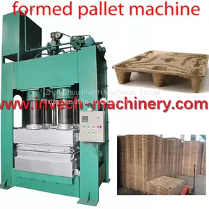 Formed Wood Sawdust Pallet Making Machine thumbnail-1