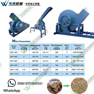 MPJ wood chipper shredder