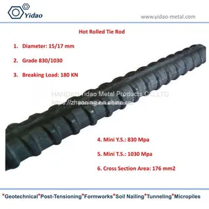 Dia. 16 mm Tie Rod for Construction thumbnail-1