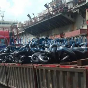 Welded Carbon Steel Stud Anchor Chain thumbnail-1