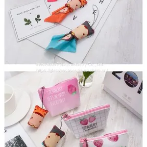 Microfiber Glasses Cloth With Cartoon Decoration, Personalized and Creative Eyewear Cloth thumbnail-5