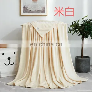 Adult Brushed Hooded Coral Fleece Blanket Super Soft Polar Fleece Blanket Custom Printed for Bed thumbnail-2