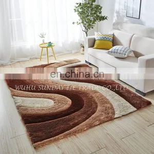 High Quality Fashionable Polyester 3D Shaggy Rug New Design thumbnail-1