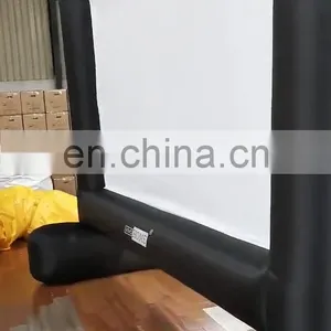 Cheap Nylon Fabric Air Blow Up Portable Screen , Inflatable Movie Screen For Family or Commercial Use thumbnail-1