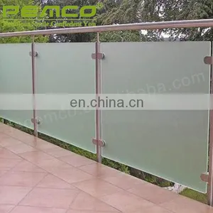 Wholesale Indoor Multipurpose Handrail Glass Stainless Steel Balustrade/Aluminum Glass Balustrade thumbnail-2