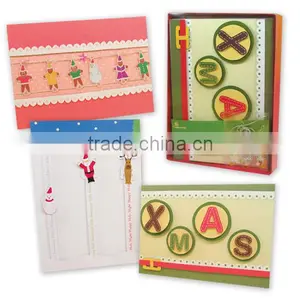 Paper Craft Winter Christmas Happy Holidays DIY Greeting Card Making Box Set thumbnail-2