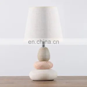New Design of Stone Ceramic Table Lamp for Bedroom and Indoor Room thumbnail-4