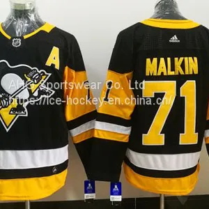 Pittsburgh Penguins #71 Malkin Black Jersey thumbnail-1