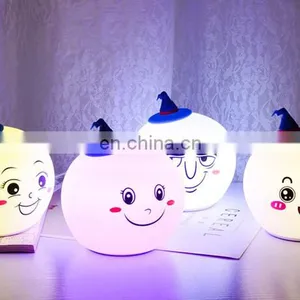 Baby Night Lights Led Lamp Style Halloween Soft Silicone Night Light thumbnail-5