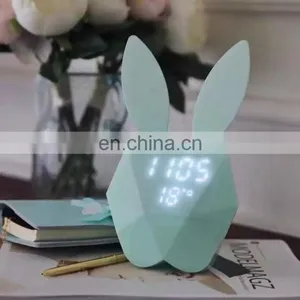 Wholesale Price Electronic Usb Charge Alarm Clock Magnetic Digital Alarm Clock for Children Gift thumbnail-1