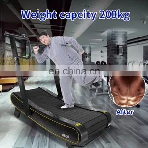 Steel Self-generating Non Motorized Commercial Treadmill/Running Machine/Home Use Gym Equipment thumbnail-3