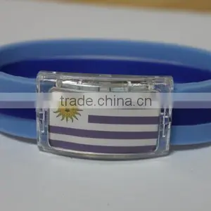 New Fashion Men Punk Charm Bracelet Silicone Bangle Sports Casual Wristband Birthday Gift thumbnail-3