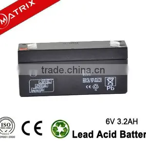 6V VRLA Sealed Lead Acid Battery 6V 3.2AH thumbnail-1